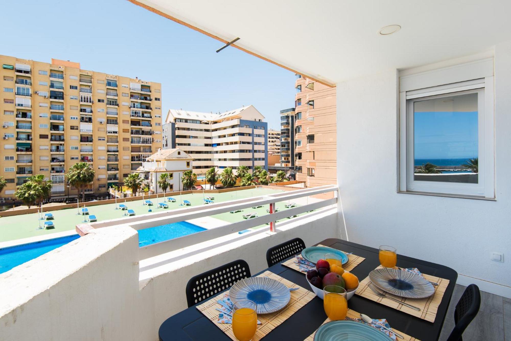 Palm True Towers 1, Marina Beach Apartment Fuengirola Ngoại thất bức ảnh